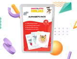 Alphabets Flashcards Pack [40 Cards]